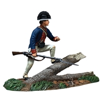 Wayne's Legion of the US Infantryman Advancing over Fallen Timber 1794