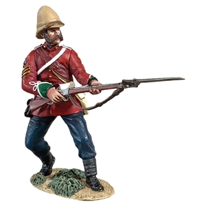 B20212 24th Foot, Colour Sergeant Bourne Defending with Bayonet, No 2