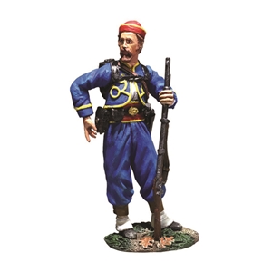 B31286 Union Infantry 146th NY Zouave Standing Reaching Cartridge