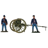 Federal Light Artillery Limber Set with Two Man Crew