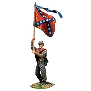 B31389 Confederate 5th Texas Flagbearer