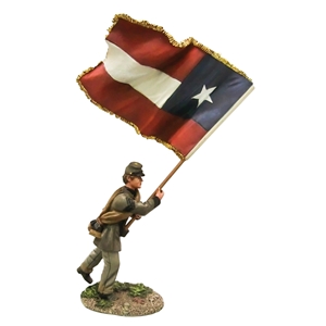 B31393 Confederate 5th Texas "Lone Star" Flagbearer