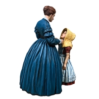 "Her Bonnie New Bonnet" 1860s Woman with Child