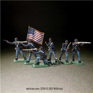 American Civil War Union U.S.C.T. Infantry Set 1 6 Piece Gift Box