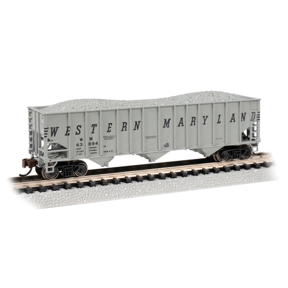 Bethlehem Steel 100-Ton 3-Bay Hopper - Western Maryland #63894