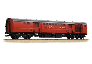 BR Mk1 POS Post Office Sorting Van Post Office Red (with Net)