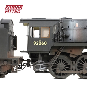 BR Std 9F (Tyne Dock) with BR1B Tender 92060 BR Black (Late Crest) [W] SOUND FITTED-8