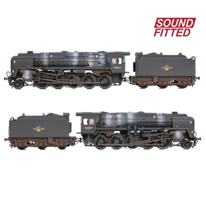 BR Std 9F (Tyne Dock) with BR1B Tender 92097 BR Black (Late Crest) [W] sound fitted-1
