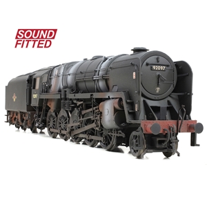BR Std 9F (Tyne Dock) with BR1B Tender 92097 BR Black (Late Crest) [W] sound fitted-9