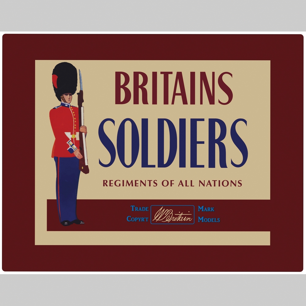 Britains Soldiers, Regiments of all Nations Metal Sign 16" x 12.5"