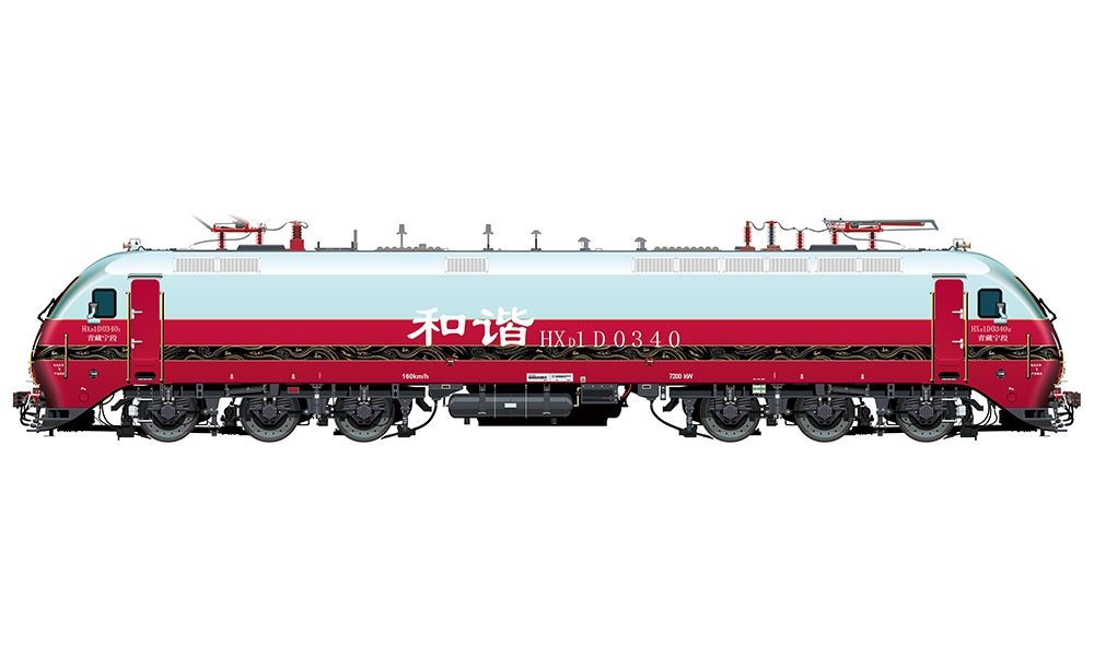 Silk Road Express HXD1D Electric Locomotive
