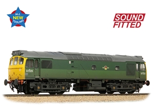 Class 25/2 D7525 BR Two-Tone Green (Full Yellow Ends) [W]