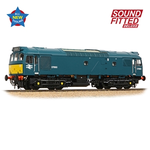 Class 25/3 D7660 BR Blue (Small Yellow Panels)