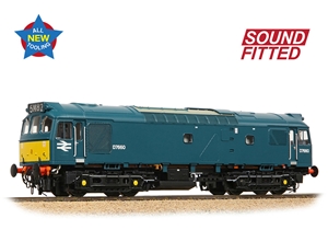 Class 25/3 D7660 BR Blue (Small Yellow Panels)