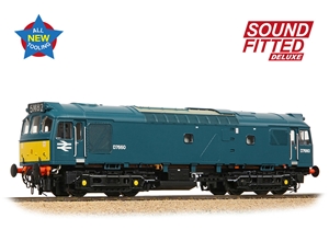 Class 25/3 D7660 BR Blue (Small Yellow Panels)