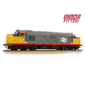 Class 37/0 Centre Headcode 37371 BR Railfeight (Red Stripe) SOUND FITTED