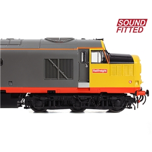 Class 37/0 Centre Headcode 37371 BR Railfeight (Red Stripe) SOUND FITTED-4