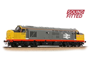 Class 37/0 Centre Headcode 37371 BR Railfeight (Red Stripe) SOUND FITTED