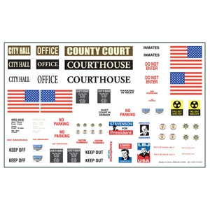 DPM12500 County Courthouse decals
