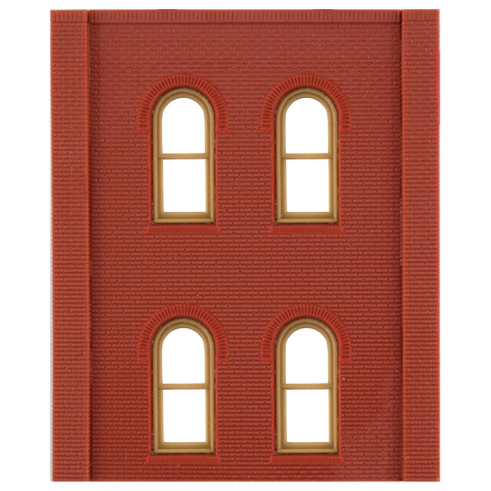 Two-Storey Arched Four Window Wall (x4)