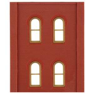 DPM30108 Two-Storey Arched Four Window Wall (x4)