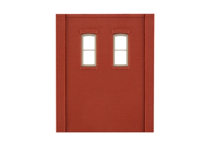 Two-Storey Two Upper Rectangular Window Wall (x4)