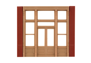 Street Level Victorian Entry Door (x4)