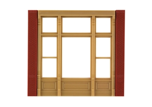 Street Level Victorian Window (x4)