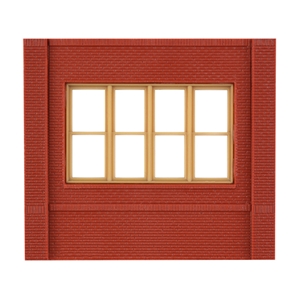 Dock Level Victorian Window Wall (x4)