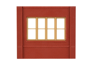 Dock Level Victorian Window Wall (x4)