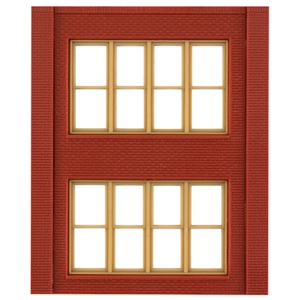 DPM30144 Two-Storey Victorian Window Wall (x4)