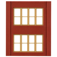 Two-Storey Victorian Window Wall (x4)