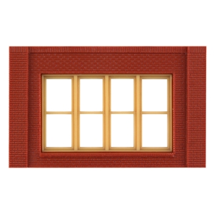 DPM30147 Single Storey Victorian Window Wall (x4)