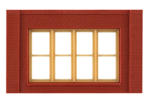 Single Storey Victorian Window Wall (x4)
