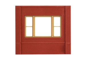 Dock Level 20th Century Window Wall (x4)