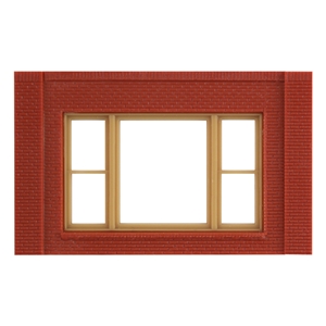 Single Storey 20th Century Window Wall (x4)