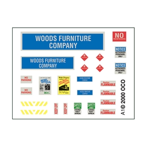 DPM66000 Woods Furniture Company Decals