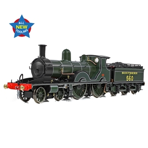 E85024 - LSWR Adams T3 560 SR Lined Maunsell Green