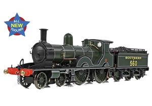 E85024 - LSWR Adams T3 560 SR Lined Maunsell Green