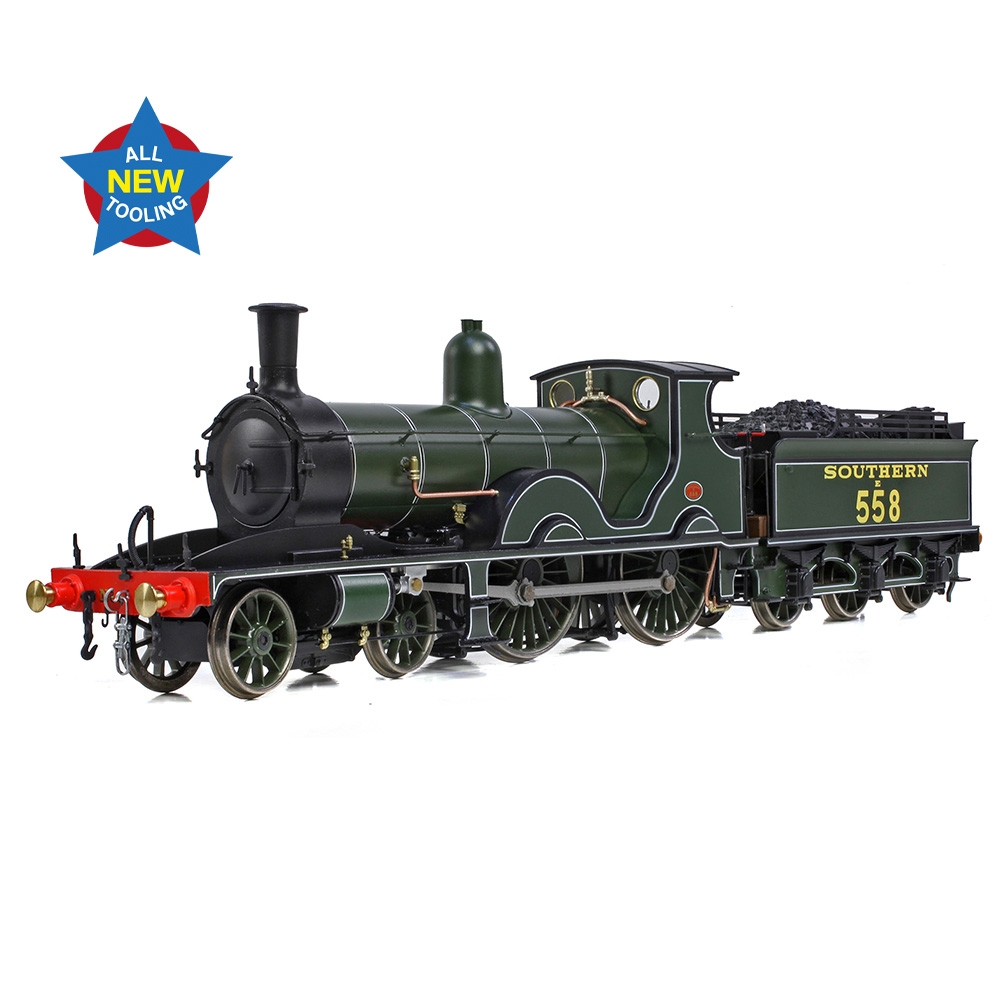 LSWR Adams T3 558 SR Lined Maunsell Green