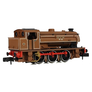 E85509 WD Austerity Saddle Tank No. 15 W.P.R (Wemyss Private Railway) Brown