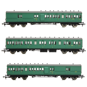E86015 LSWR Cross Country 3-Coach Pack BR (SR) Green