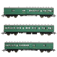 LSWR Cross Country 3-Coach Pack BR (SR) Green