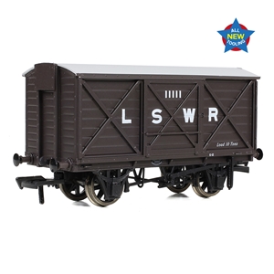 E87051 LSWR 10T Ventilated Van LSWR Brown