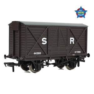 E87056 LSWR 10T Ventilated Van SR Brown (Early)