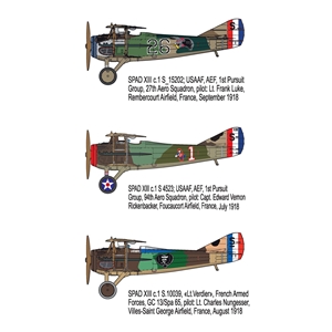 French/US SPAD XIIIc1 WWI Fighter
