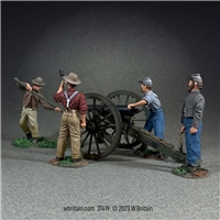 "Give 'em Another Round" Confederate Artillery with 6 Pound Howitzer