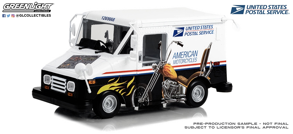 US Postal Service Delivery Vehicle (LLV) - American Motorcycle stamp