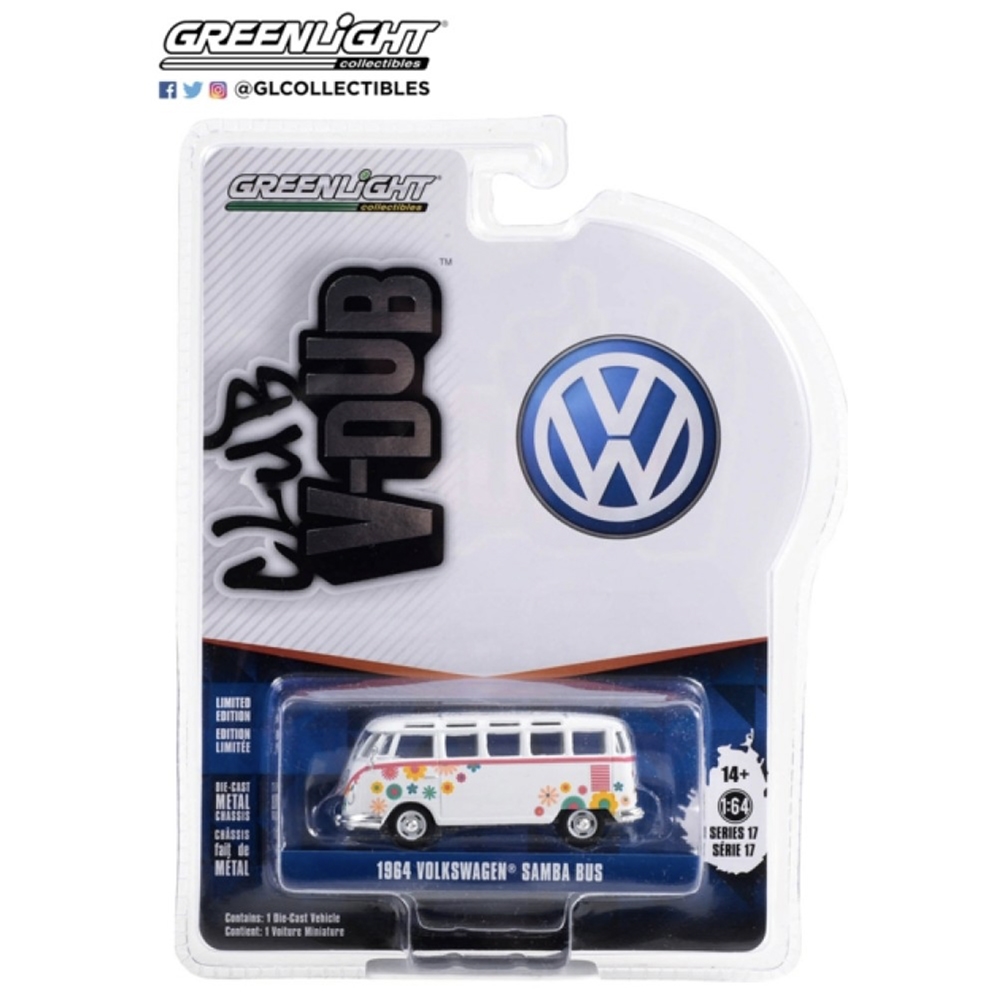 Club V-Dub Series 17 - 1964 VW Type 2 (T1) Samba Bus - Flower Power