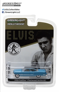 GL44760-A Elvis Presley (1935-77) - 1955 Cadillac Fleetwood Series 60 Blue
